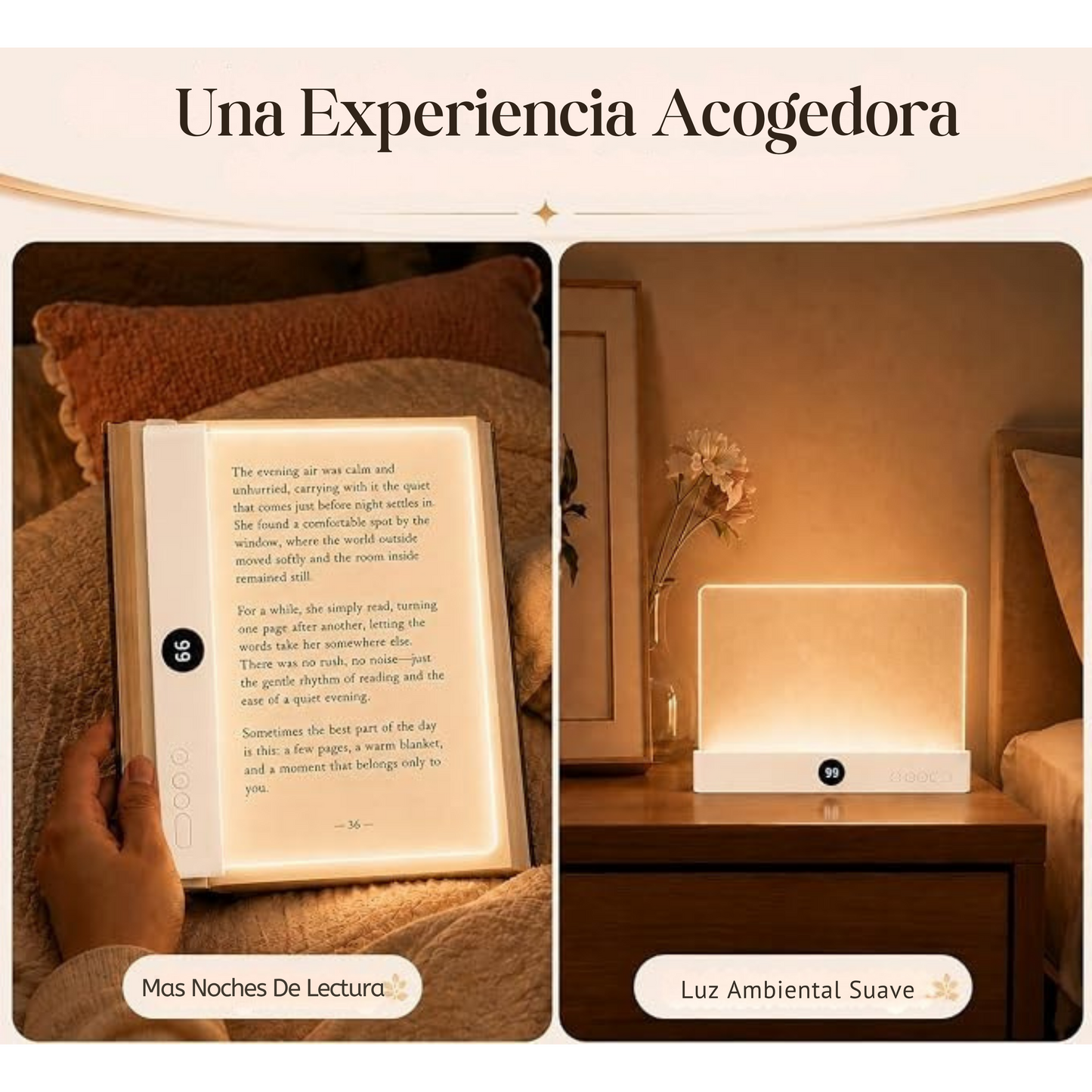Lampara led de lectura y protección ocular