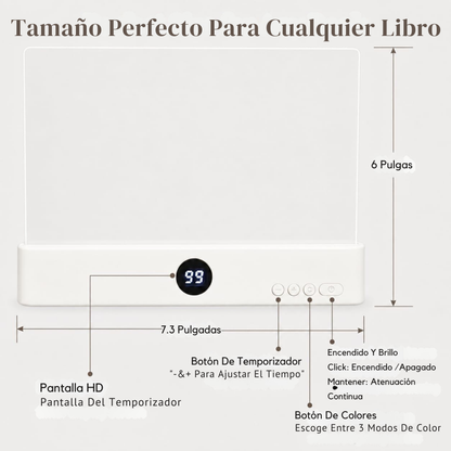 Lampara led de lectura y protección ocular